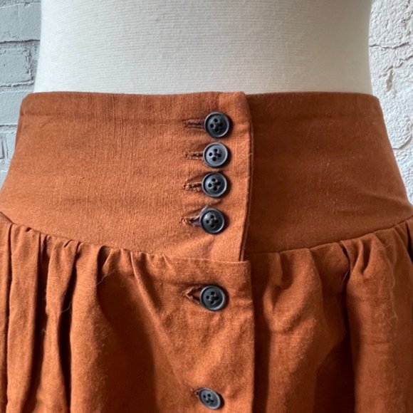 Sisters of the Black Moon | The Adelaide Skirt | Size: M | Color: Orange - Picture 4 of 6